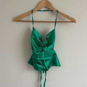 90s Y2K Fairy Satin Rave festival halter top